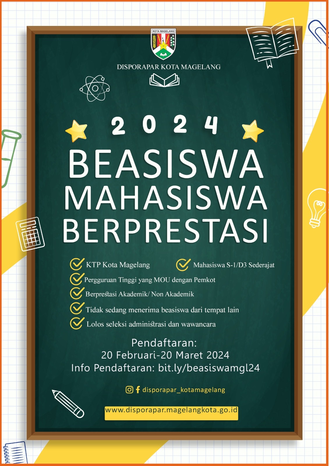 Beasiswa Mahasiswa Berprestasi 2024